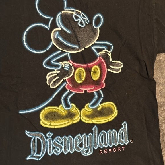 Disneyland resort neon mickey shirt mens size medium - Picture 2 of 6
